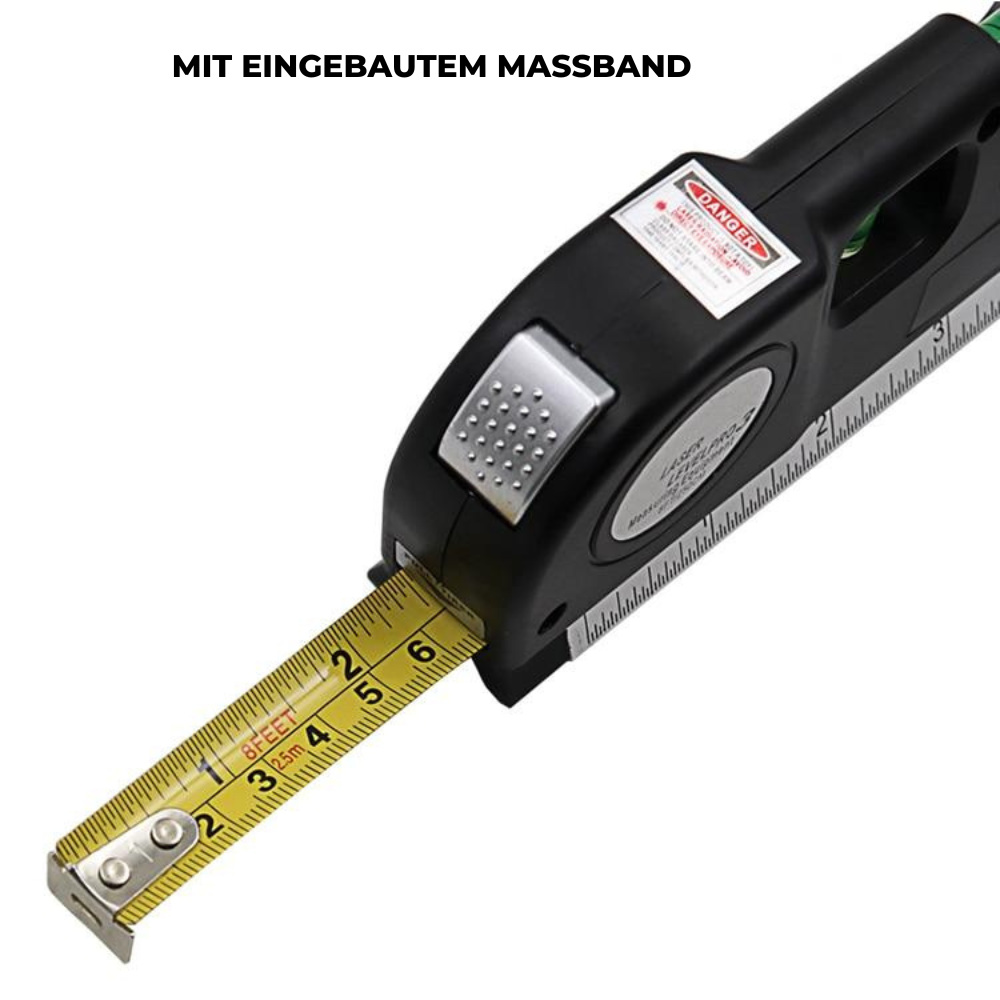 LevelPro 4 IN 1 Wasserwaage & Laser-Nivelliergerät & Maßband