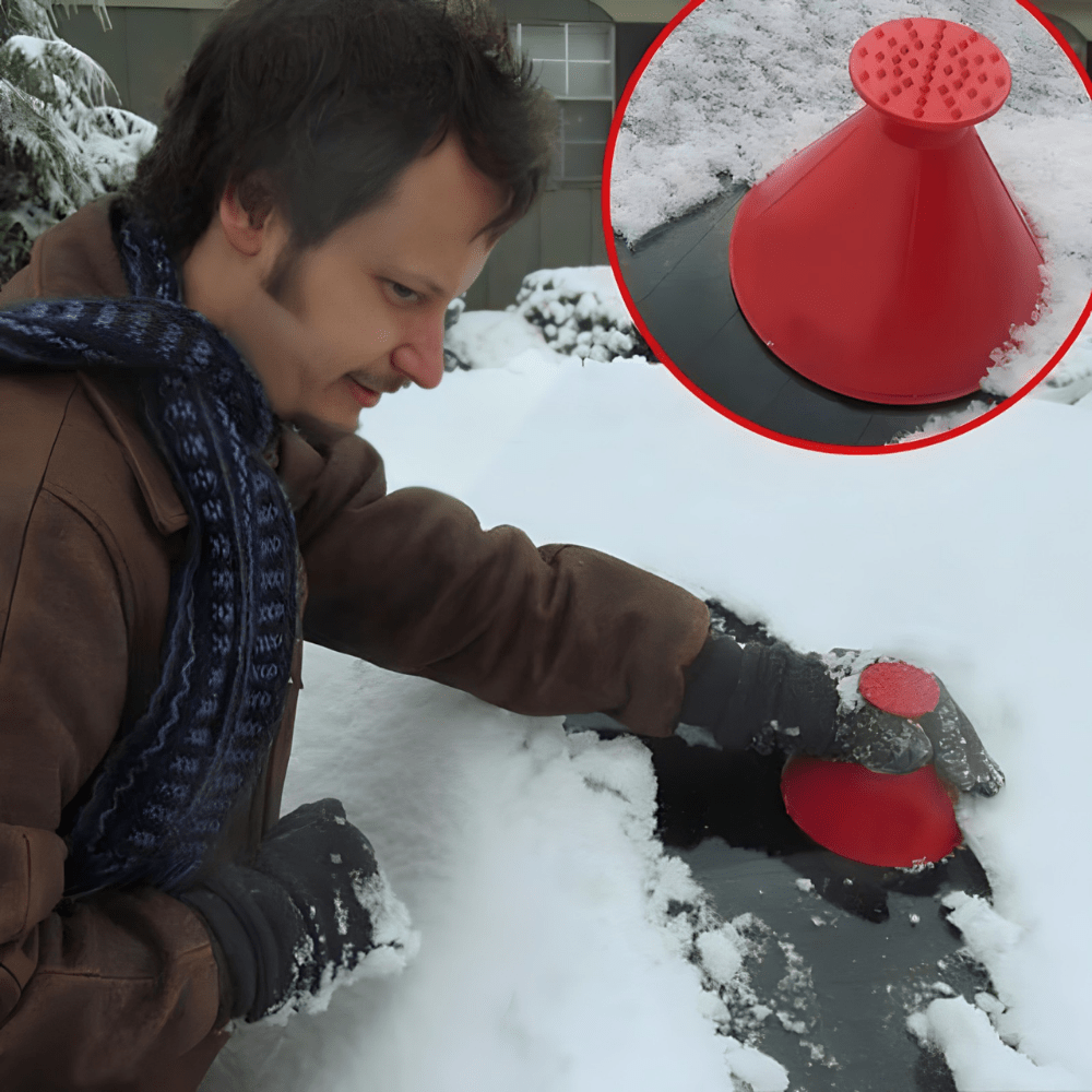EisFrei 360° - Genialer 3in1 Eiskratzer & Öltrichter
