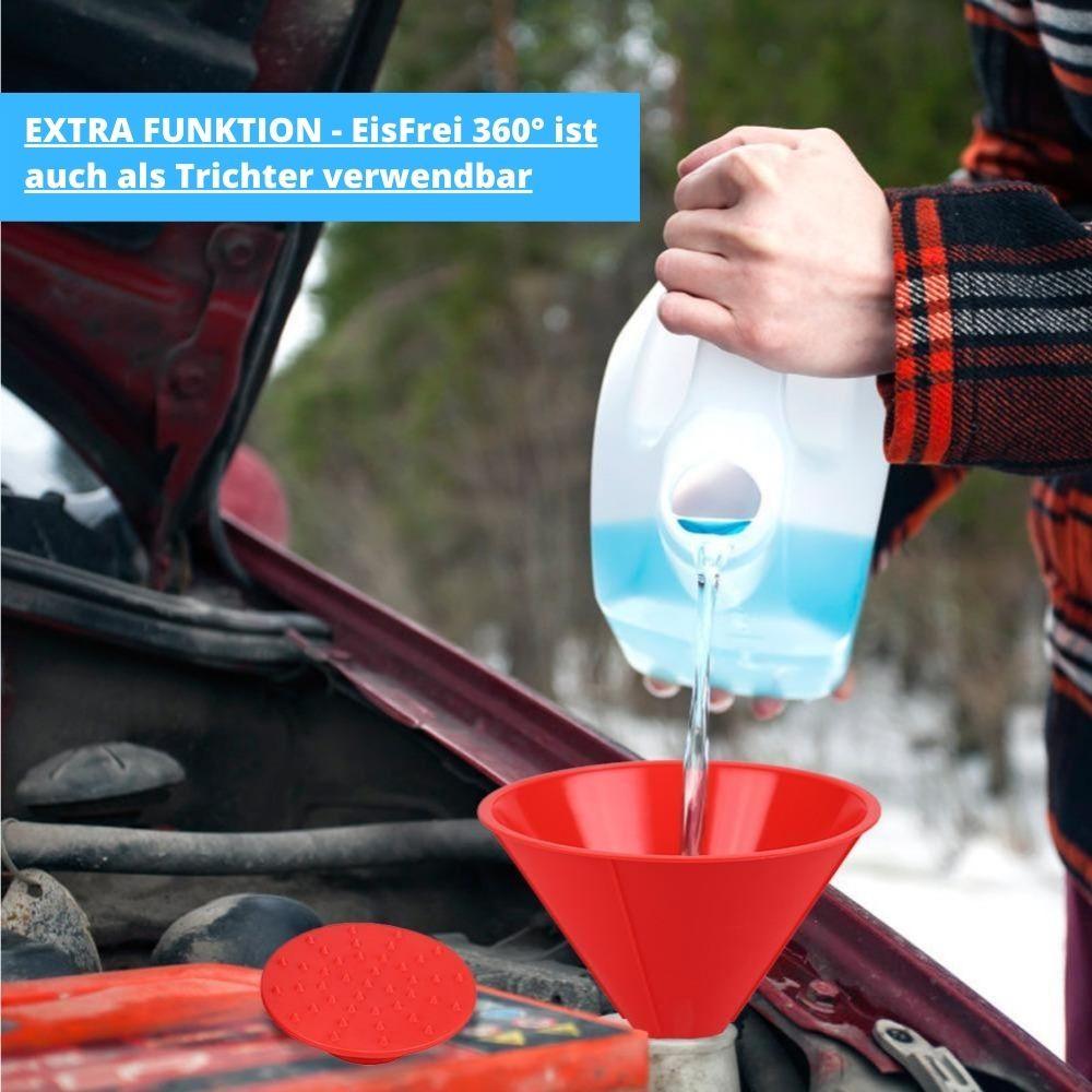 EisFrei 360° - Genialer 3in1 Eiskratzer & Öltrichter