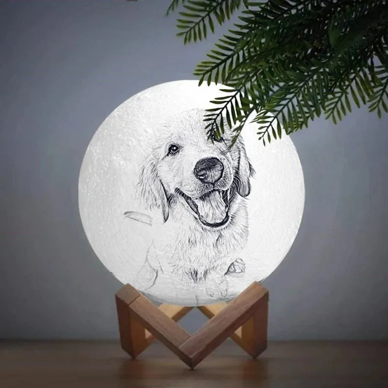 Personalisierte 3D Foto Mondlampe - Das Original von Waagemann