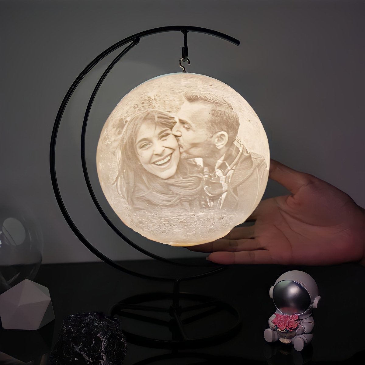 Personalisierte 3D Foto Mondlampe - Das Original von Waagemann