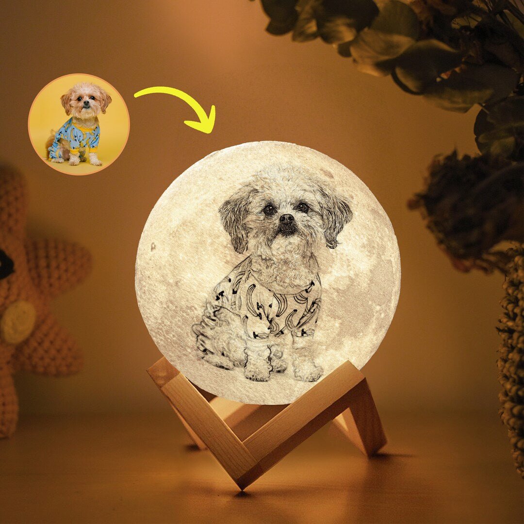Personalisierte 3D Foto Mondlampe - Das Original von Waagemann