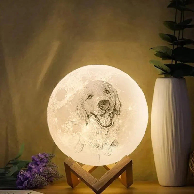 Personalisierte 3D Foto Mondlampe - Das Original von Waagemann