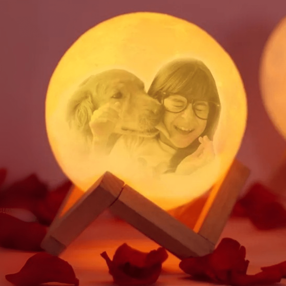 Personalisierte 3D Foto Mondlampe - Das Original von Waagemann