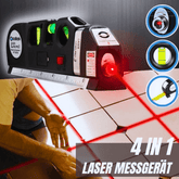 LevelPro 4 IN 1 Wasserwaage & Laser-Nivelliergerät & Maßband